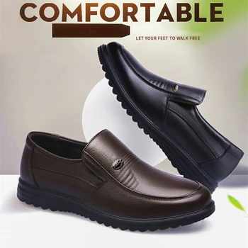 Pantofi din piele Barbati Primavara si Toamna Barbati de Afaceri Confortabile din Piele Pantofi Casual, Pantofi Respirabil Pantofi de Piele Pantofi de sex Masculin