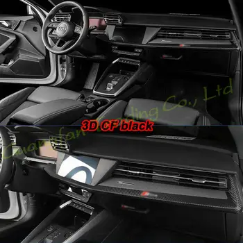 Pentru Audi A3 8Y 2020-2021 Auto-Styling 3D/5D Fibra de Carbon Auto Interior Consola centrala Culoare Turnare Autocolant Decal Partea Accesorii