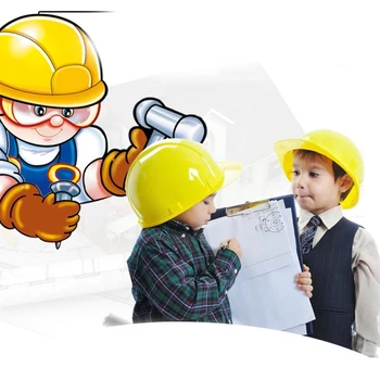 Pentru copii Casca de Siguranță Jucărie Interactiv Instrument de Construcție Galben Copii mici, Băieți și Fete de Aprovizionare Partid Xmas Favoruri Cadou