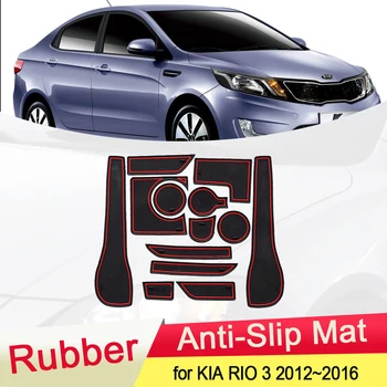 pentru KIA RIO 3 K2 1.6 L 2012~2013 2014 2016 Cauciuc Anti-alunecare Mat Usa Groove Cupa pad Poarta slot Coaster Interior Accesorii Auto