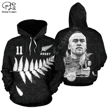 PLstar Cosmos Noua Zeelandă Cultura Țara Maori din noua zeelandã Trib Tatuaj Harajuku 3DPrint Bărbați/Femei Pulover de Streetwear Hanorace X24