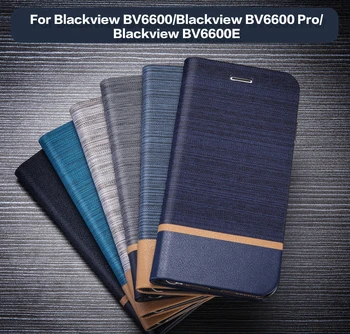 Portofel din Piele PU Caz Pentru Blackview BV6600 BV6600E de Afaceri Telefon Caz Pentru Blackview BV6600 Pro Caz Silicon Moale Capacul din Spate