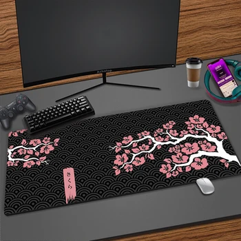 Sakura Roz Mousepad cu Calculator fețe de Masă de Mare PC-ul Mouse-Pad de Artă Flori de Cires Tastatura Mause Pad Birou Mat Accesorii Gaming