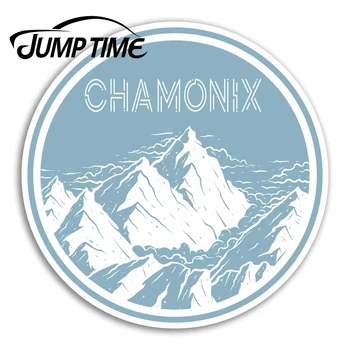 Sari De Timp Chamonix Autocolante De Vinil De Schi De Munte Sticker Laptop Depozitare Decal Decor Fereastra Barei De Protecție Rezistent La Apa