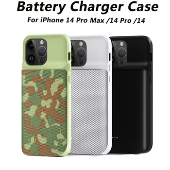 Silm Putere de Caz Pentru iPhone 14 Pro Max Extern încărcător de baterie caz Pentru iPhone 14 Plus de încărcare Capac Spate Portabil Putere Banca