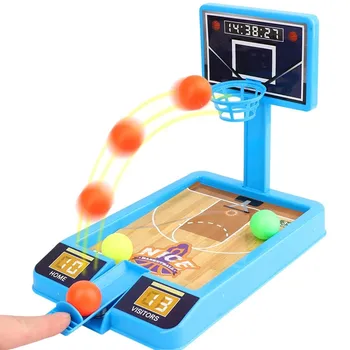 Tabla de Joc de Joaca pentru Copii Seturi de Hoop 3-Ball pentru Copii Interactive Desktop Mingea Jucărie pentru Copii Indoor de Fotografiere de Baschet Jocuri Sportive