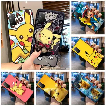 Taie de Desene animate Pokemon Pikachu Cazul în care Telefonul pentru Huawei Honor 30 20 10 9 8 8x 8c v30 Lite vedere 7A pro