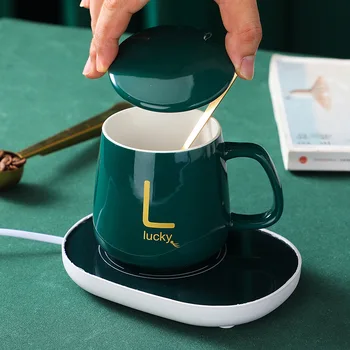 Tampon de încălzire Cana de Cafea mai Caldă Temperatură Constantă Coaster Portabil USB Cupa Cald Mat Set Ceai Lapte Incalzitor de Apa de Birou Acasă Cadou
