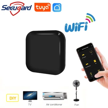 Tuya WiFi IR Control de la Distanță Pentru aparat de Aer Conditionat TV Smart Home Infraroșu învețe Funcția de Telecomandă Universală