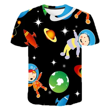 Univers, Planetă, Galaxie Spațiu 3D T-shirt Barbati Femei Copii T shirt de Imprimare 3D Star Sky Rece Teuri Băiat Fată de Moda Streetwear Topuri