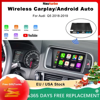 Wireless Apple CarPlay, Android Auto Interfață pentru Audi Q5 Q5L perioada 2018-2019, cu Mirror Link AirPlay Navigare Auto Play Funcții