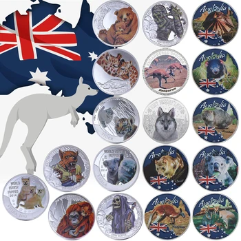 WR 24k 999.9 de Argint, Monede de Metal Australian Wombat Drăguț Animale de Suveniruri Monede de Metal Artizanat pentru Afaceri Cadouri Suveniruri