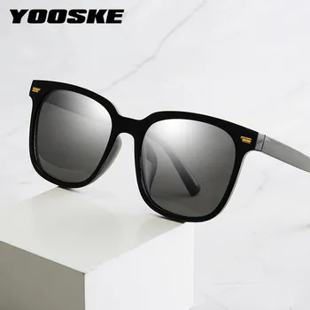 YOOSKE 2021 Noi Polarizat ochelari de Soare Femei Clasic Rotund Ochelari de Soare Damele de Lux, Design de Brand de Ochelari de Epocă Anti-UV