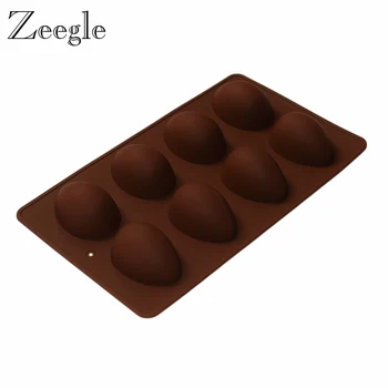 Zeegle Ou De Paște Forma De Silicon Tort Mucegai Noverty Zahăr Instrumente De Ambarcațiuni Bakeware Matrite De Ciocolata Fondant Tort De Decorare